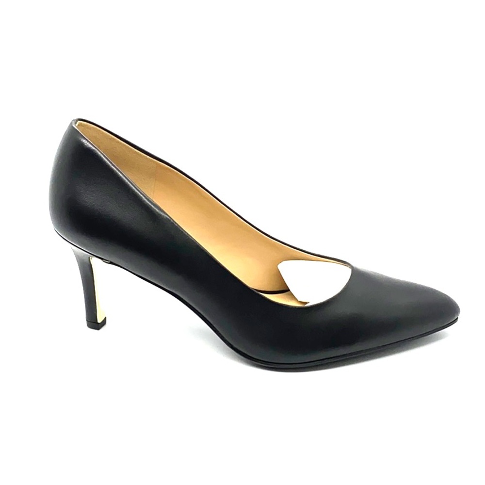 Naturalizer Natalie Black Lea Pumps W